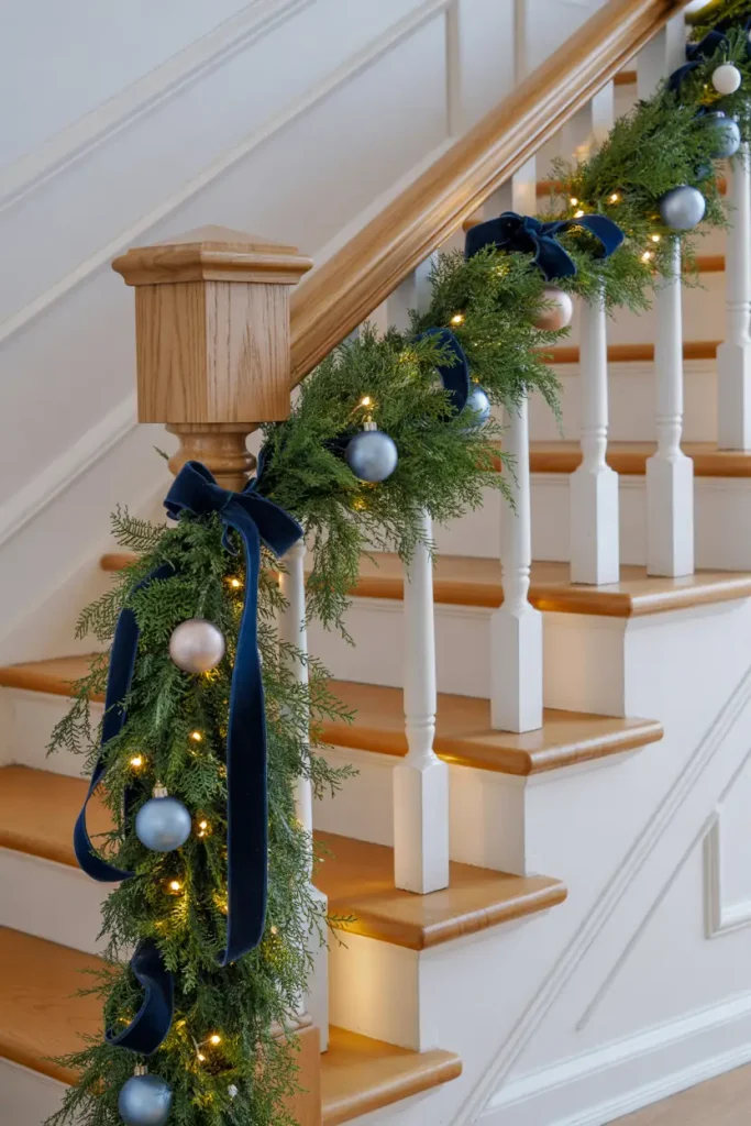 Blue Staircase Garland