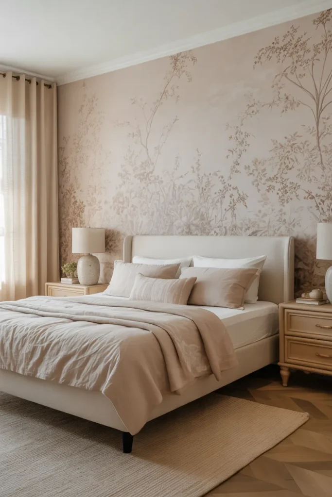 Blush Floral Wallpaper