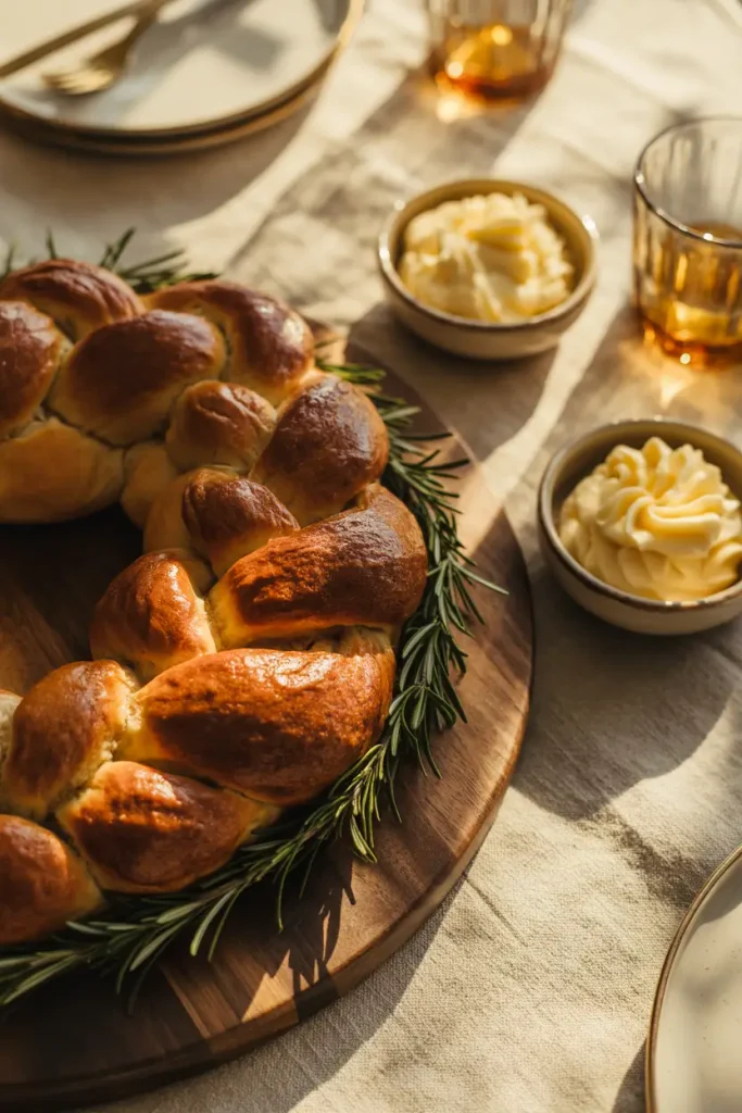 Braided Bread Wreath