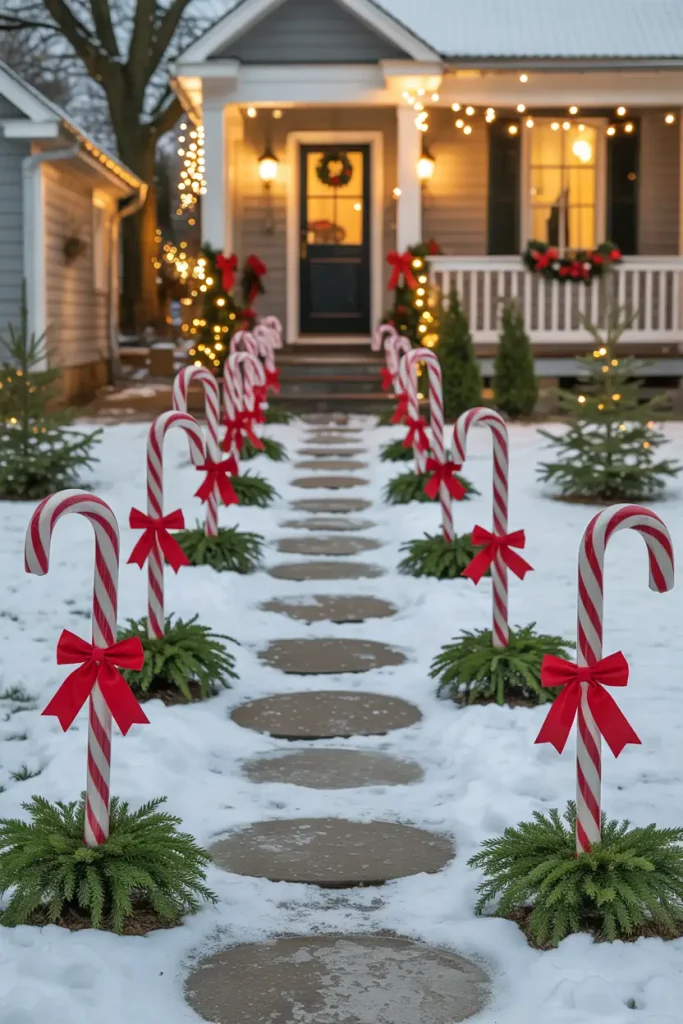 Candy Cane Walkway