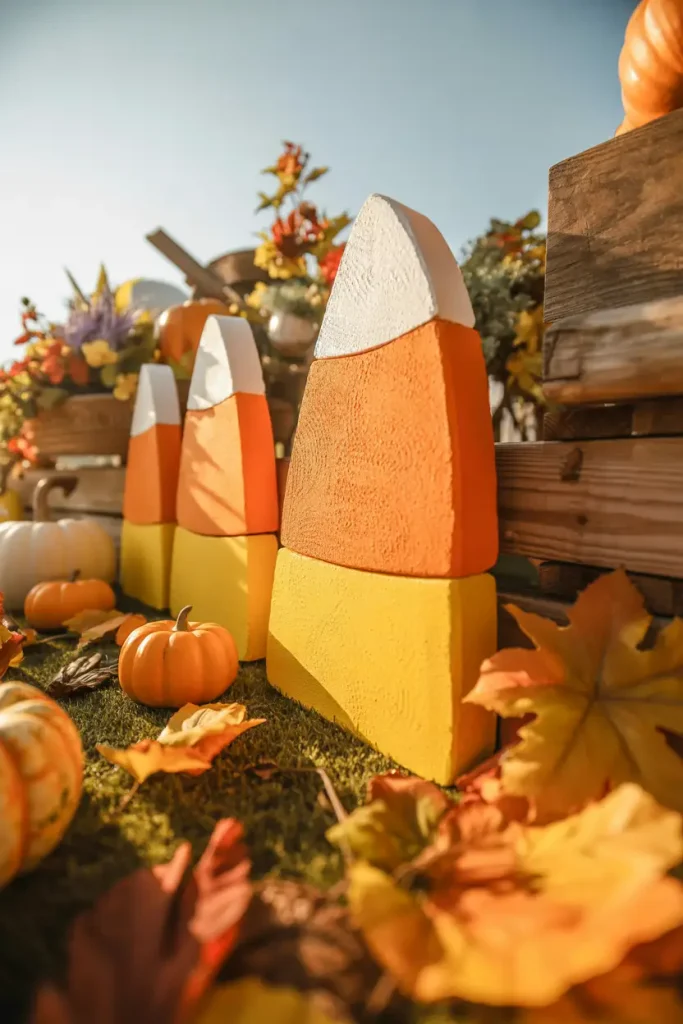 Candy Corn Fence