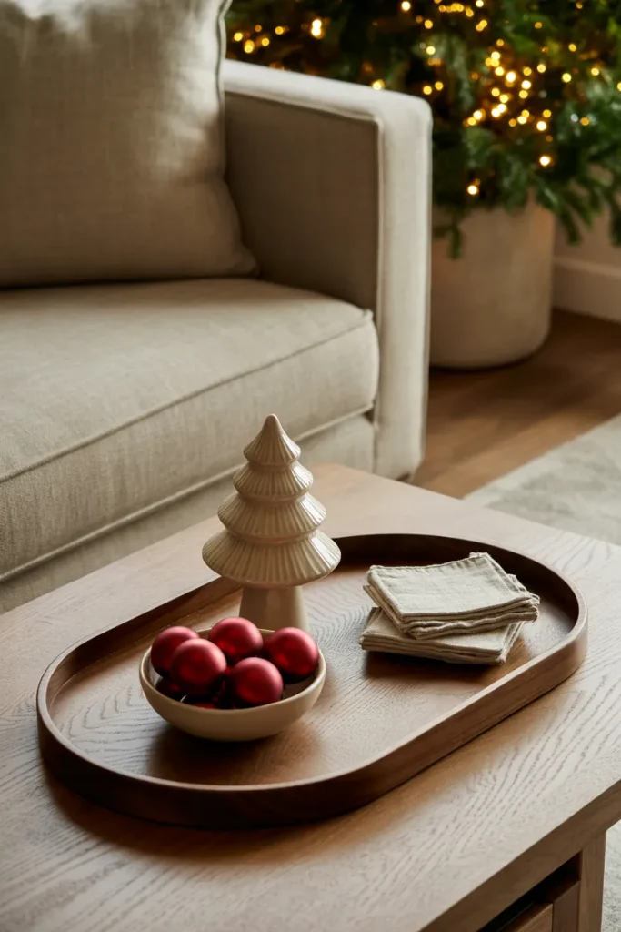 Christmas Coffee Table Tray