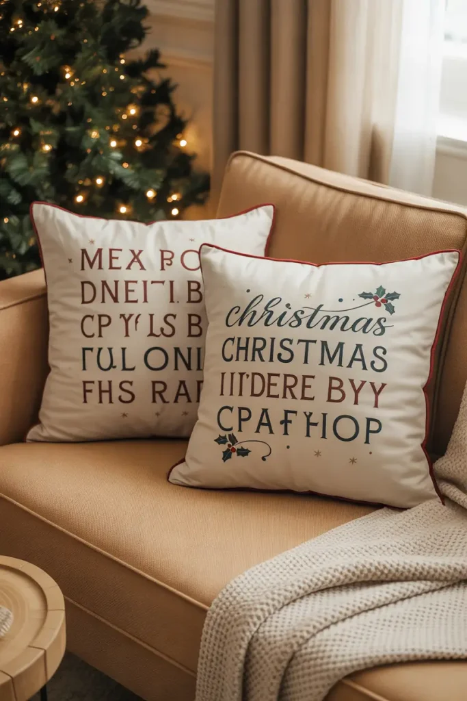 Christmas Quote Pillows