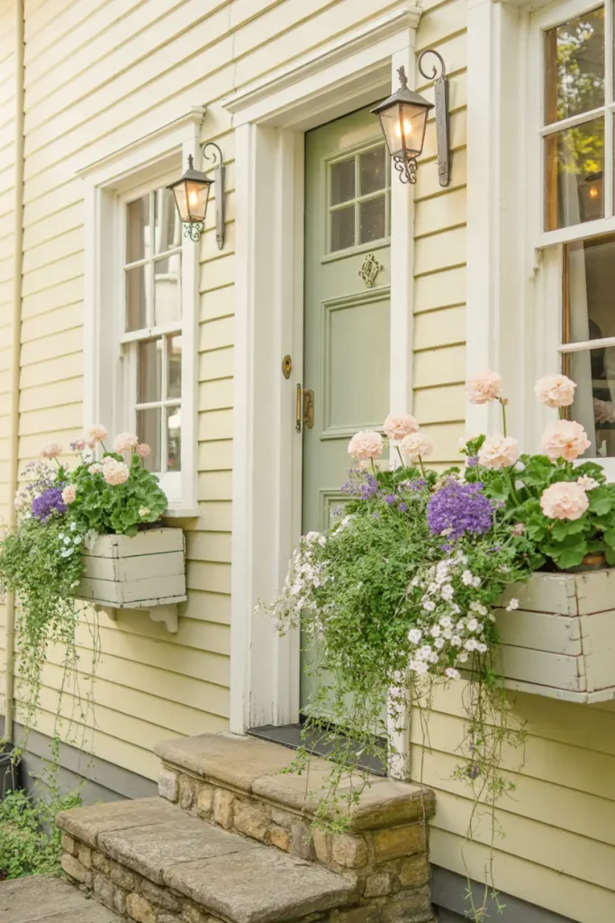 Colorful Window Boxes