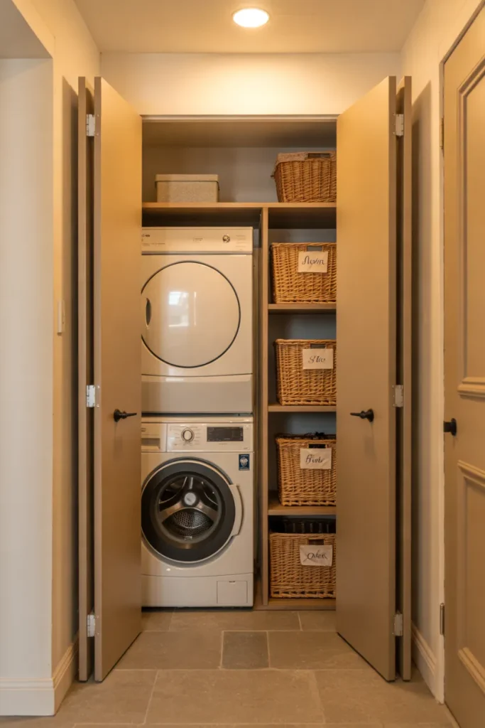 Concealed Laundry Nook