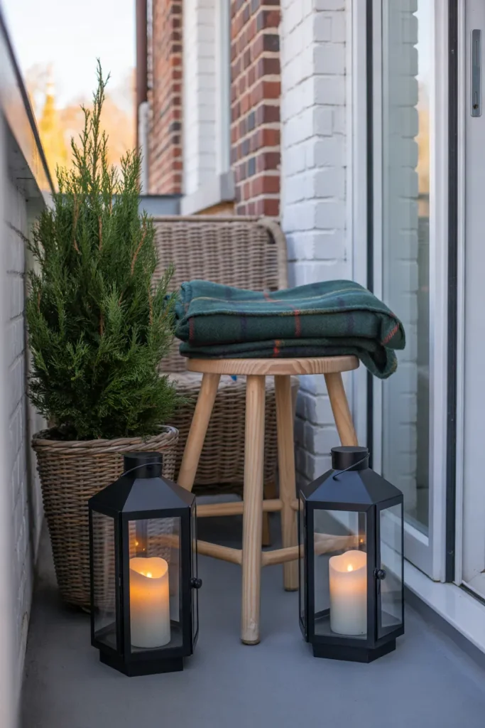 Cozy Balcony Lanterns