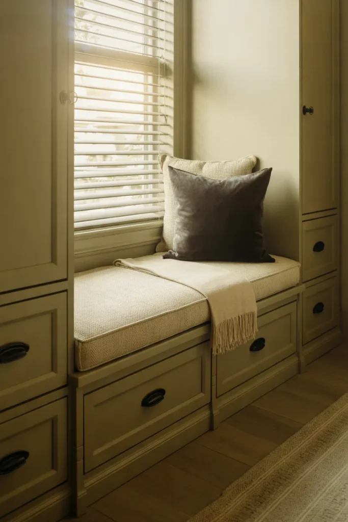 Cream Window Seat