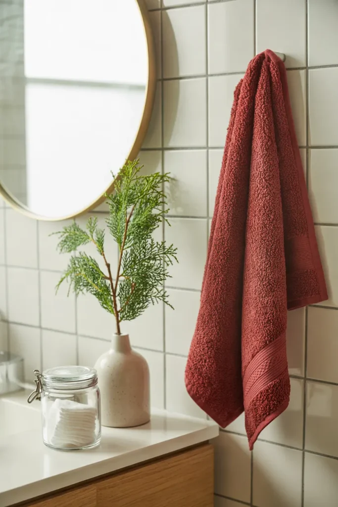 Festive Bathroom Touches