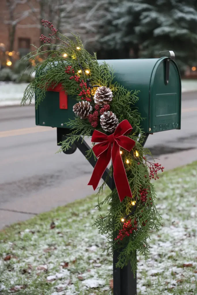 Festive Mailbox Swag