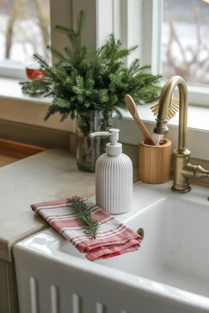Festive Sink Styling