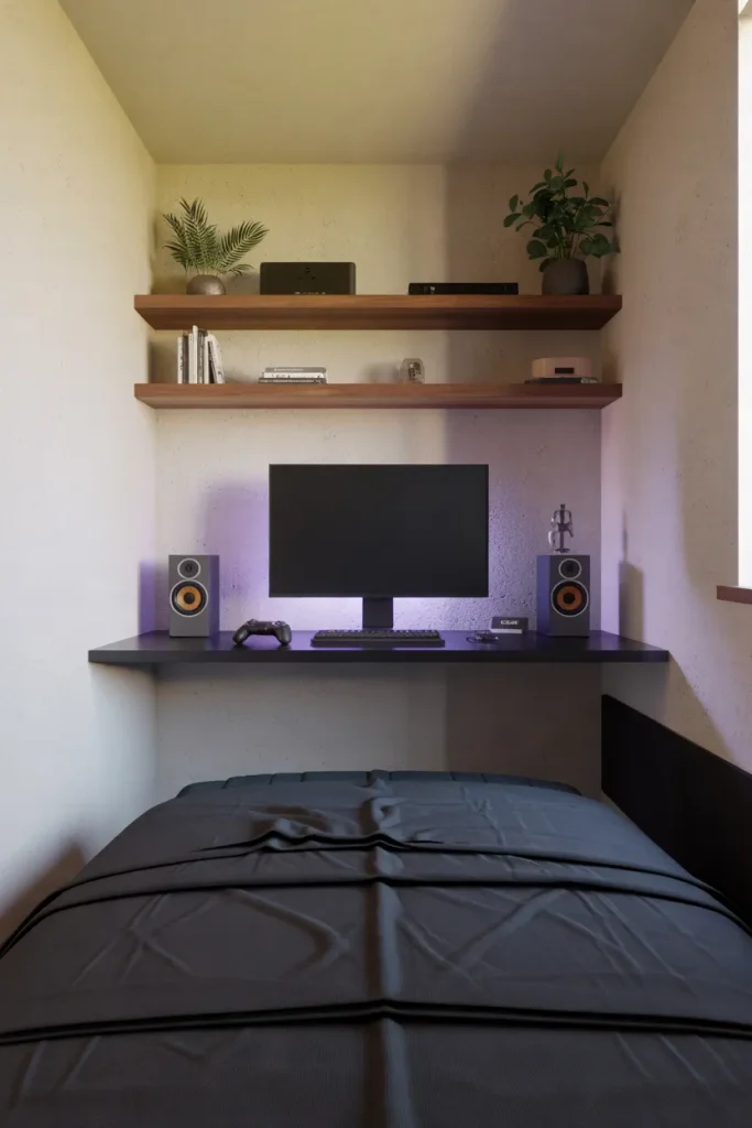 Floating Gaming Shelves