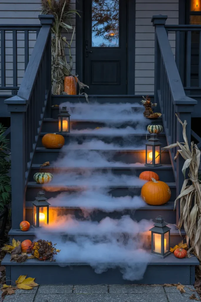Foggy Porch Steps