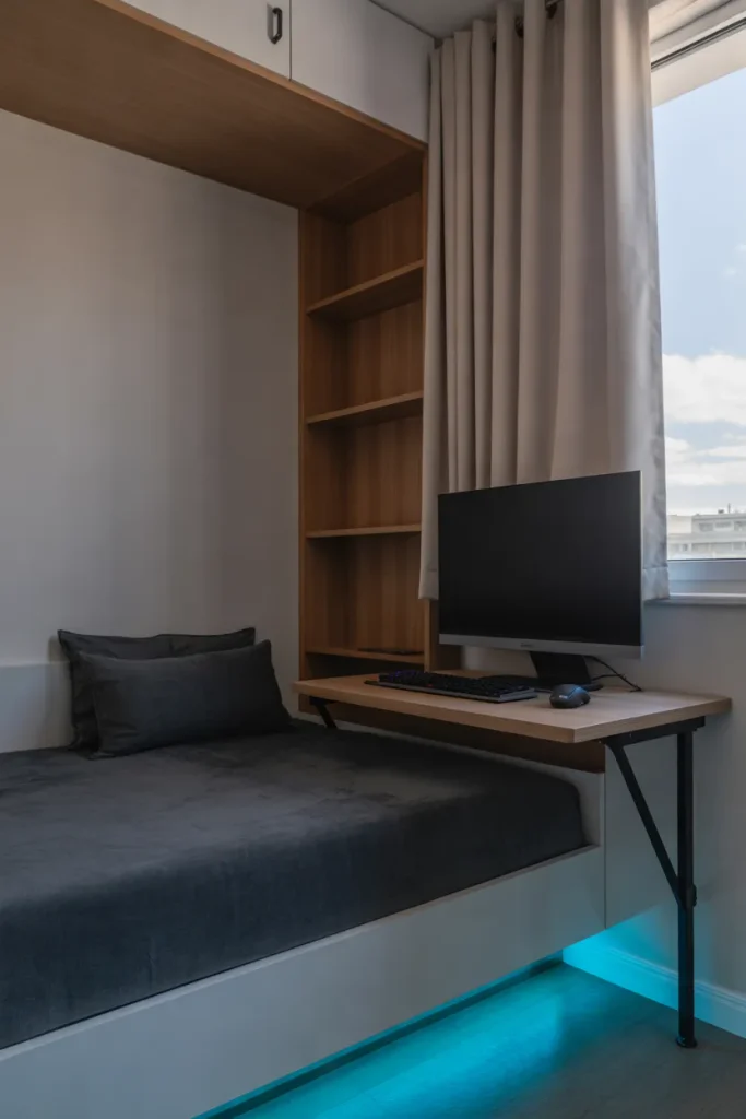 Fold Down Gaming Desk