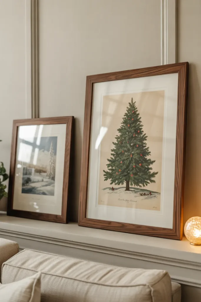 Framed Christmas Artwork