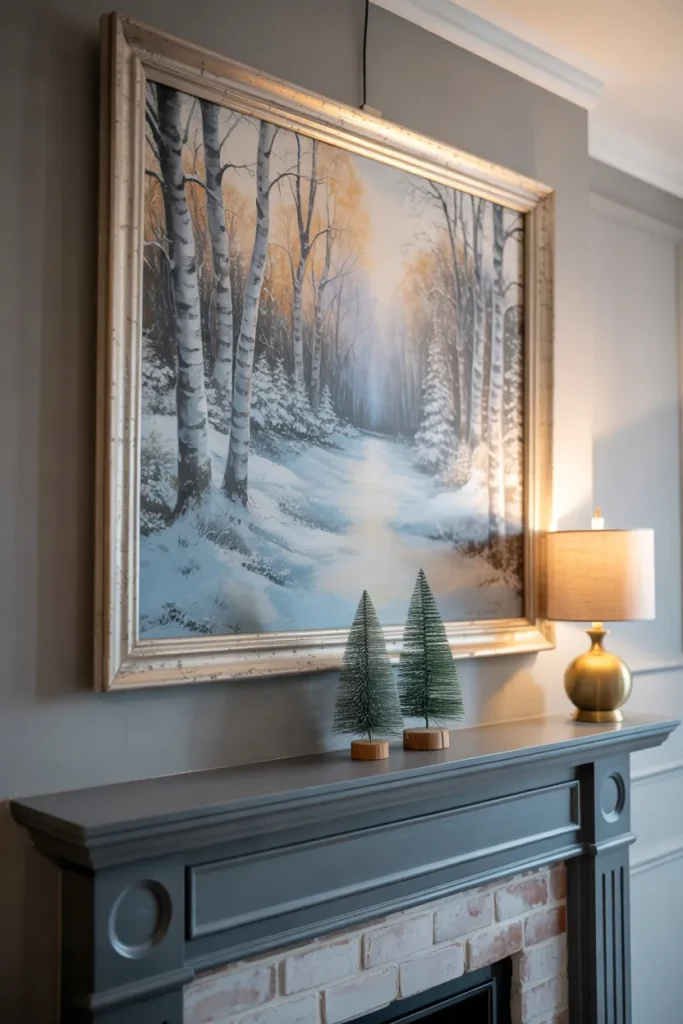Framed Winter Landscape