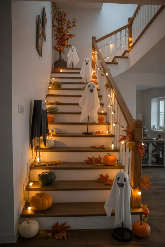 Ghost Staircase Decor