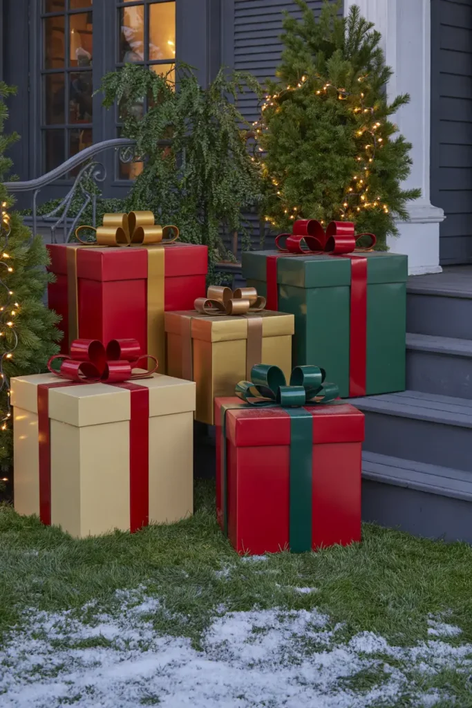Gift Box Lawn Display