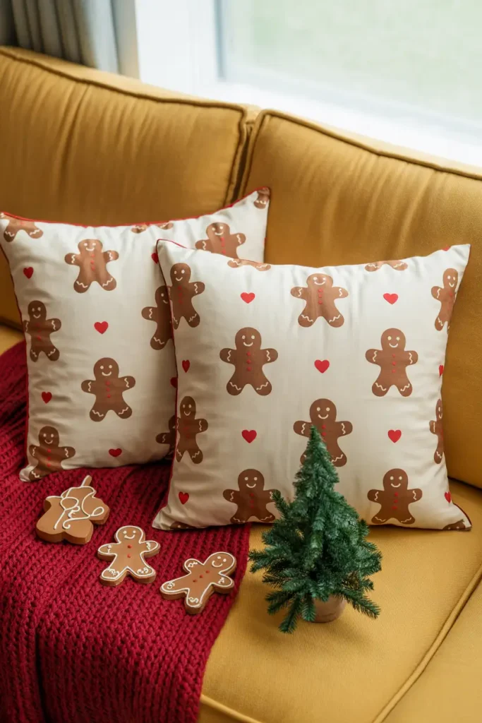 Gingerbread Cushion Covers
