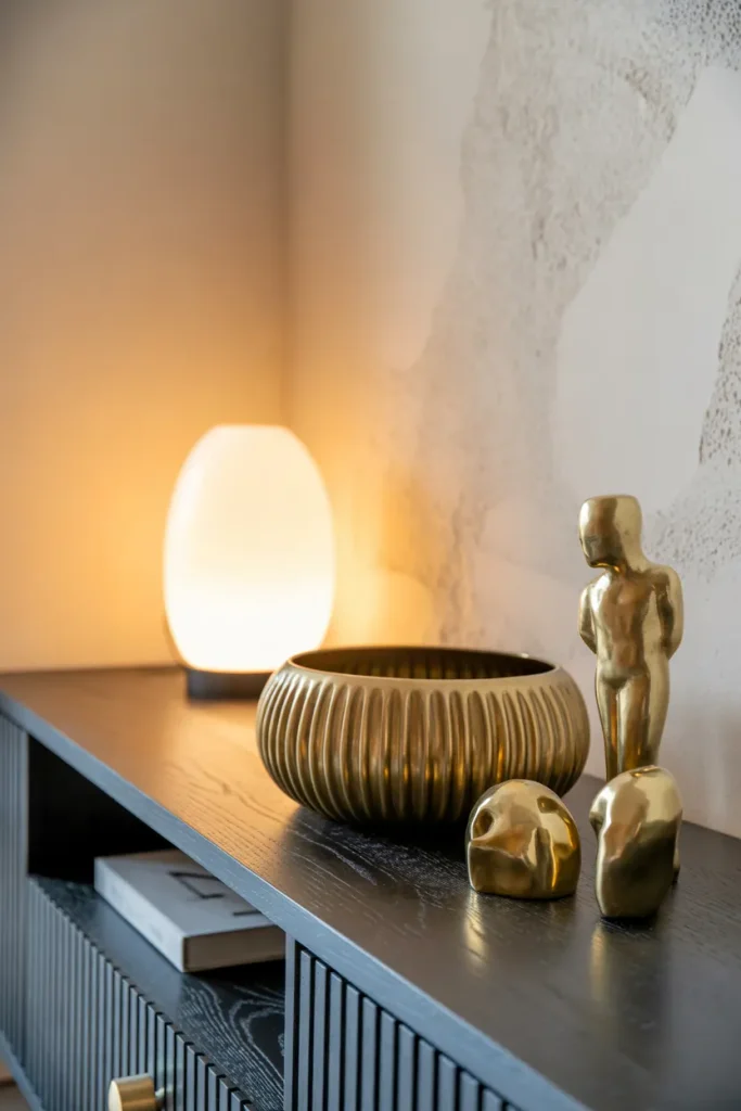 Gold Sculptural Accents