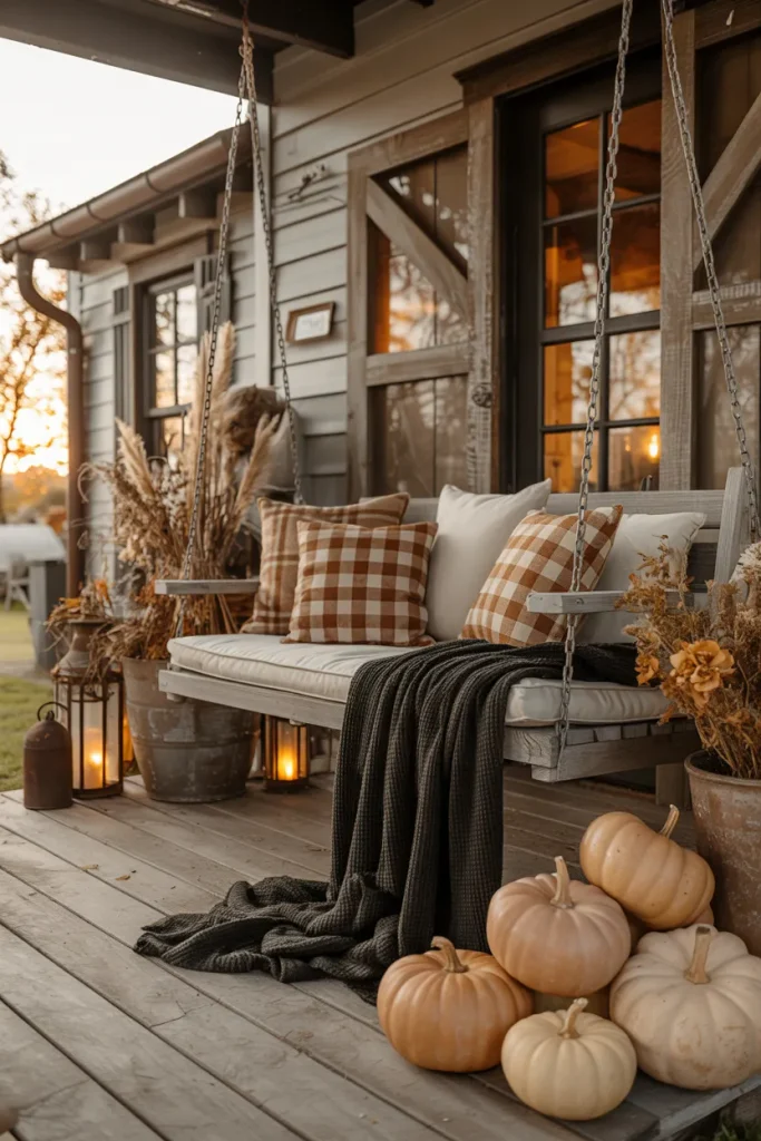 Halloween Porch Swing