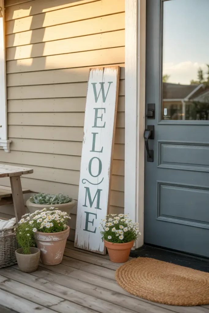 Handpainted Welcome Sign