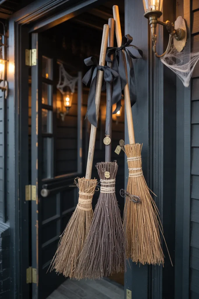 Hanging Witch Brooms