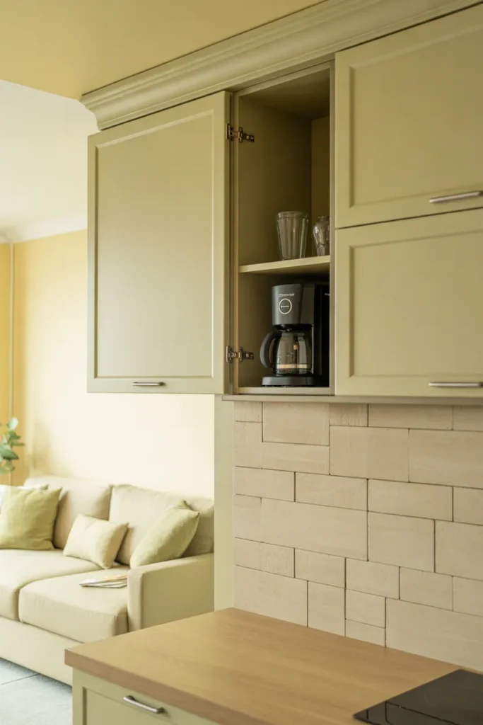 Hidden Appliance Garage