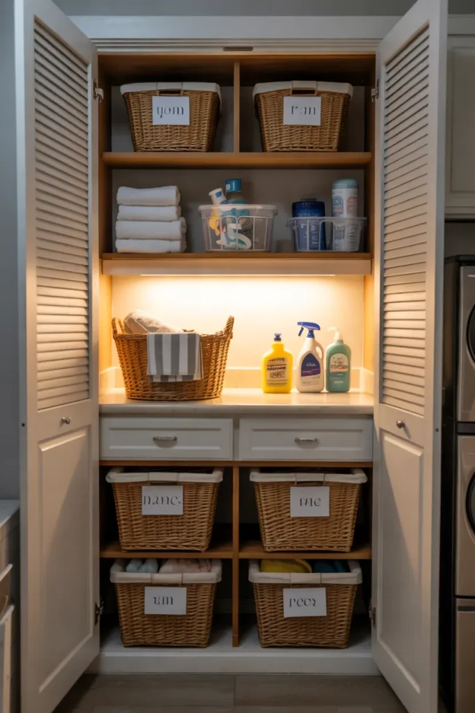 Hidden Storage Bins
