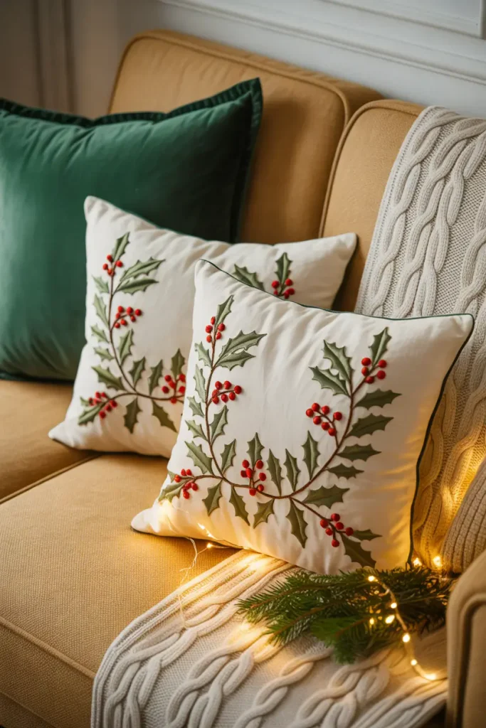 Holly Berry Embroidery