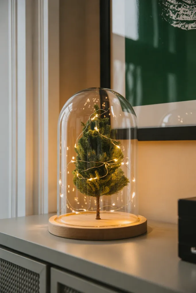 Illuminated Glass Cloche