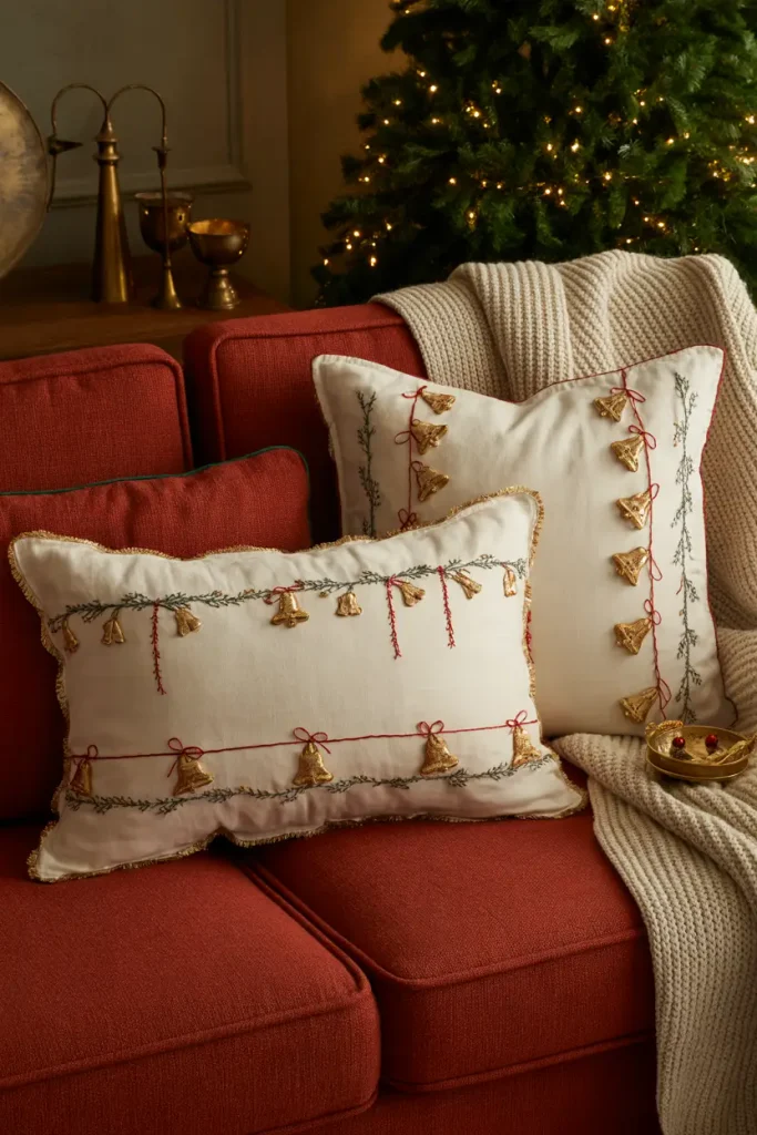 Jingle Bell Cushions