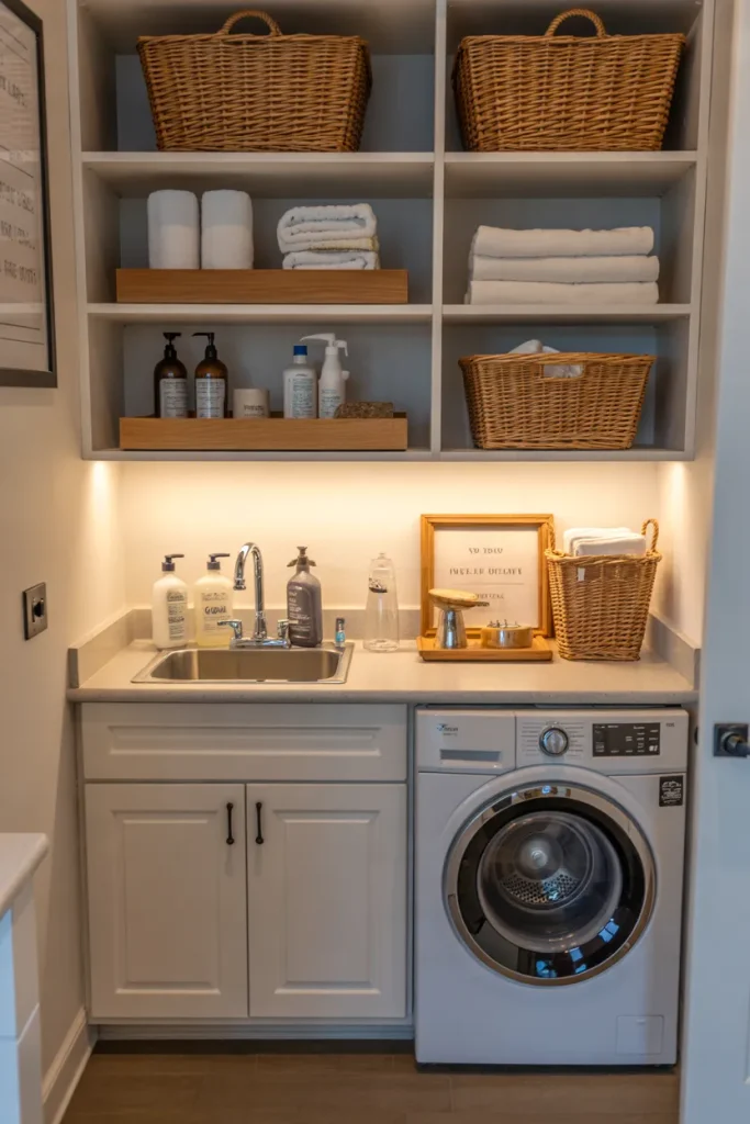 Laundry Sink Organization