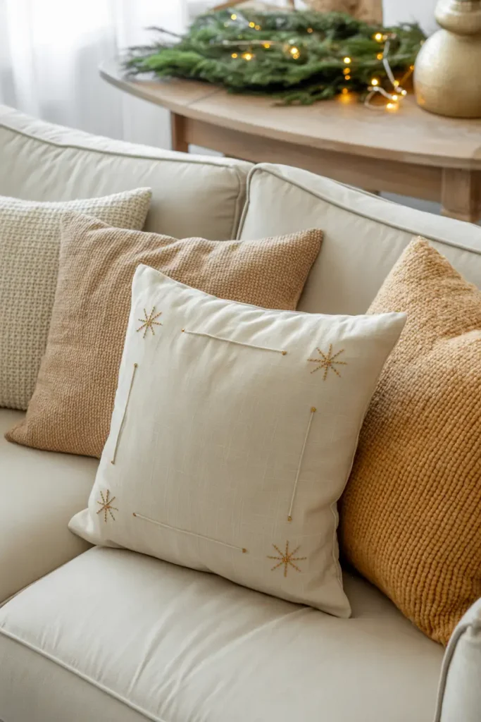 Layered Neutral Pillows