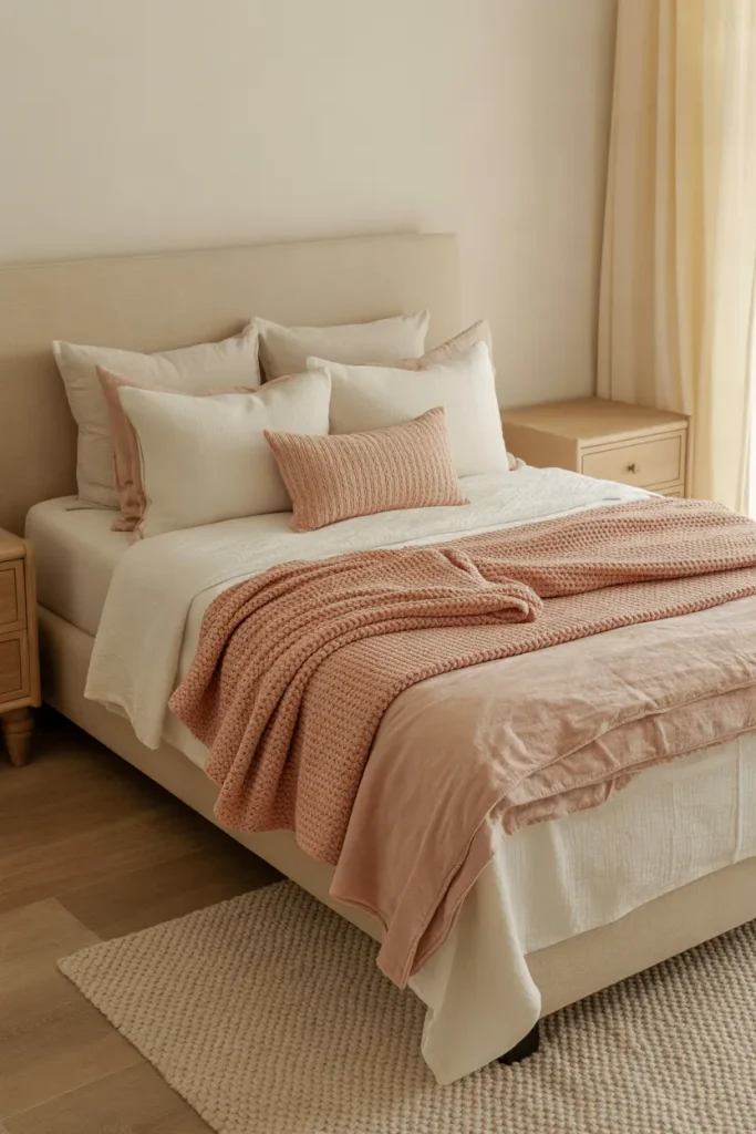 Layered Pink Throws
