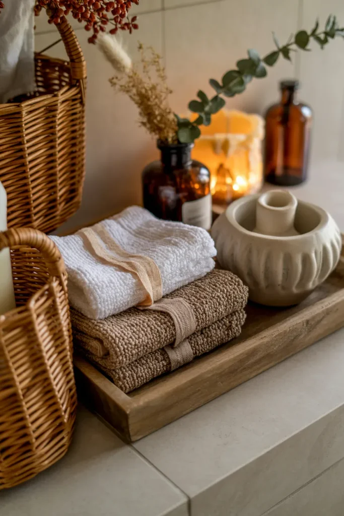 Layered Texture Shelves