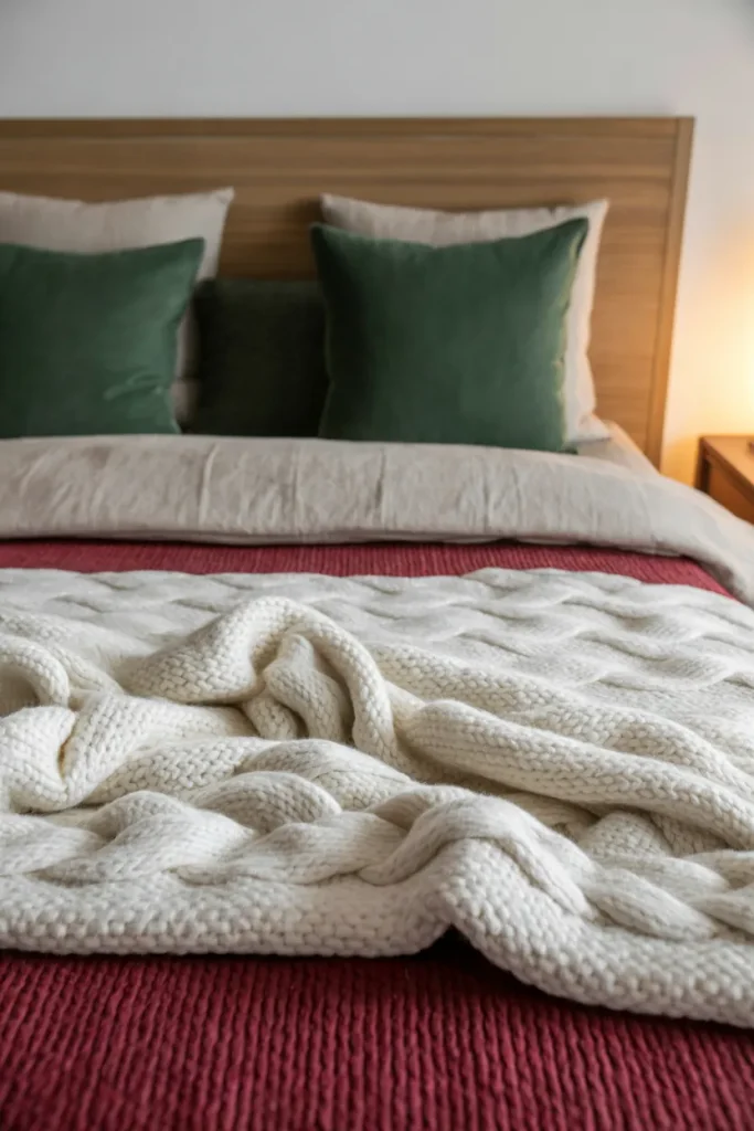 Layered Winter Throws