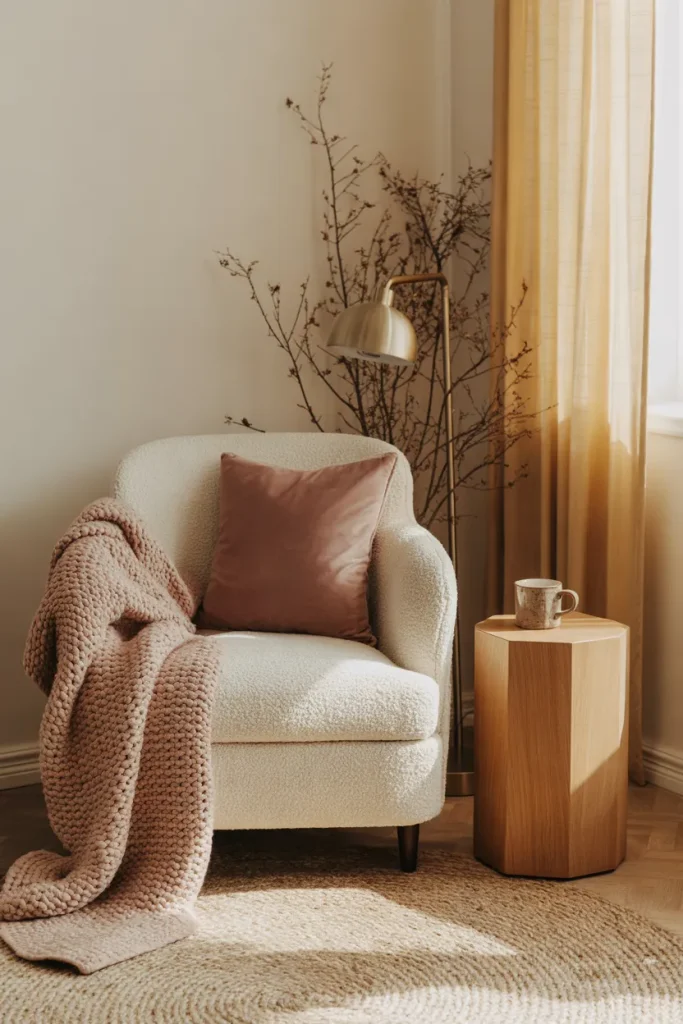 Mauve Reading Nook