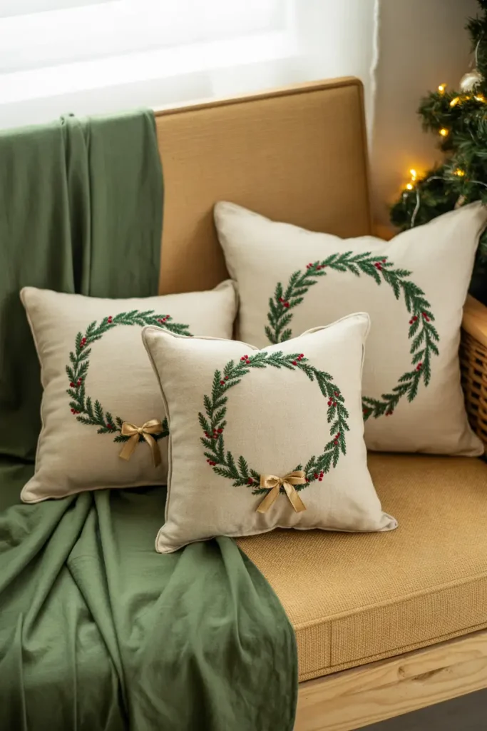 Mini Wreath Cushions