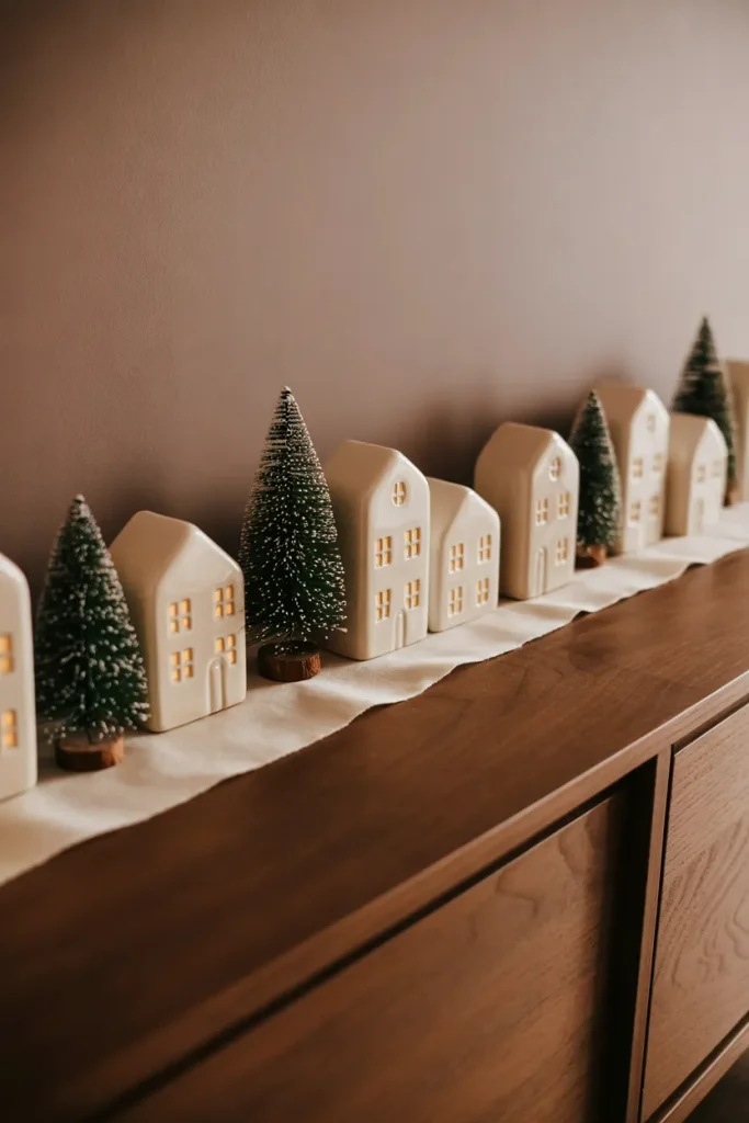 Miniature Christmas Village