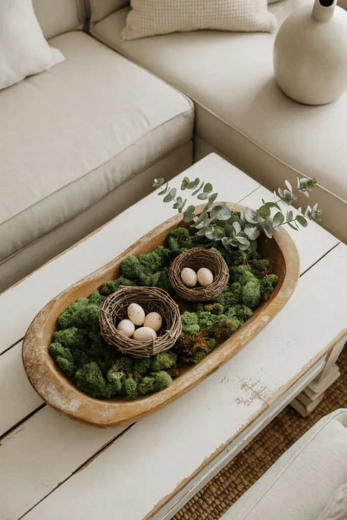 Moss and Bird Nests
