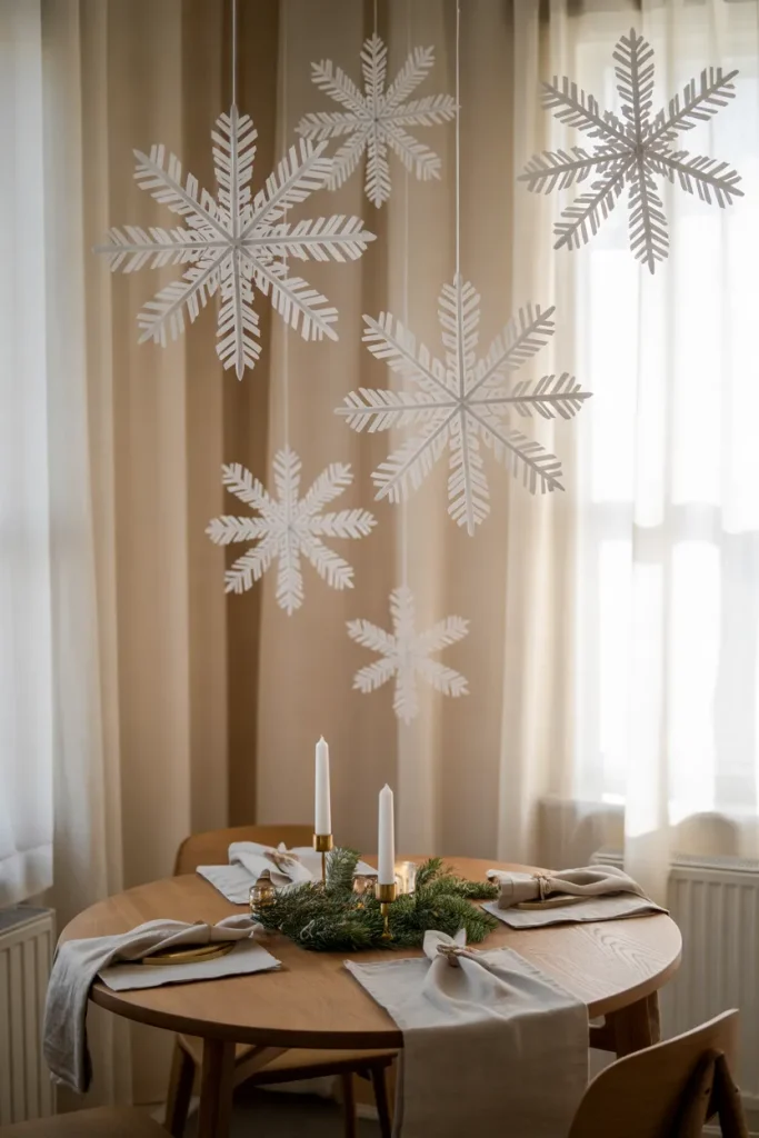 Paper Snowflake Canopy