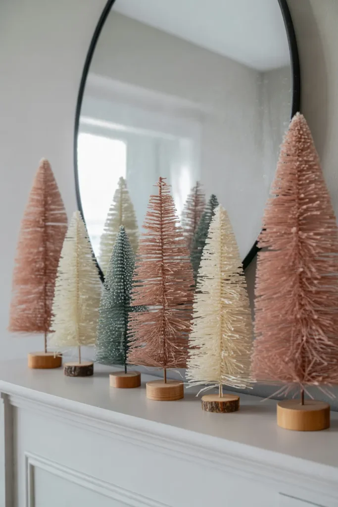 Pastel Bottlebrush Trees