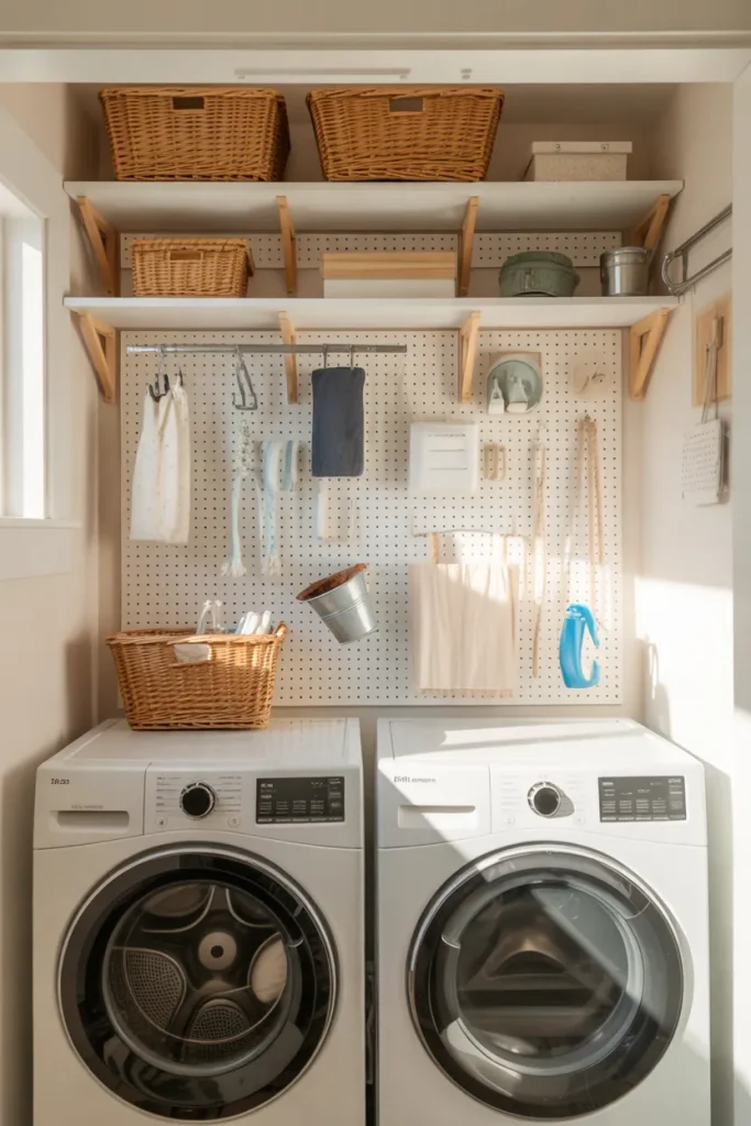 Pegboard Storage Wall