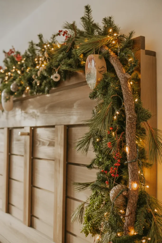 Pine Branch Light Display