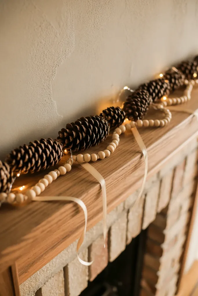 Pinecone Mantel Garland