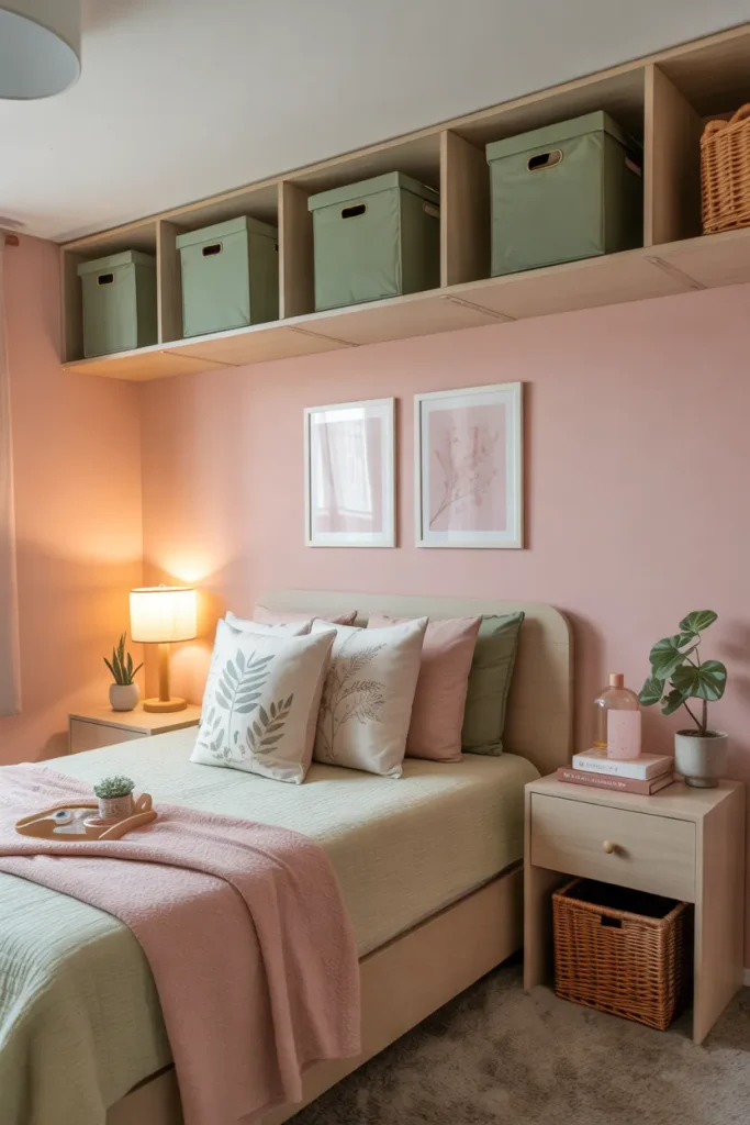 Pink And Green Decor