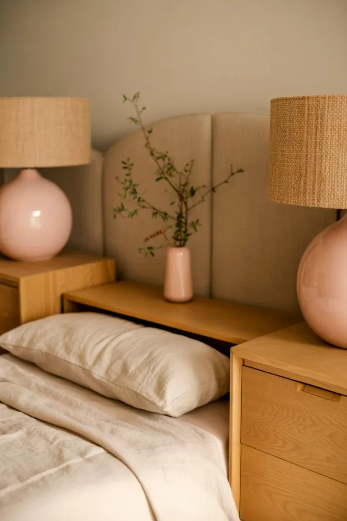 Pink Bedside Details