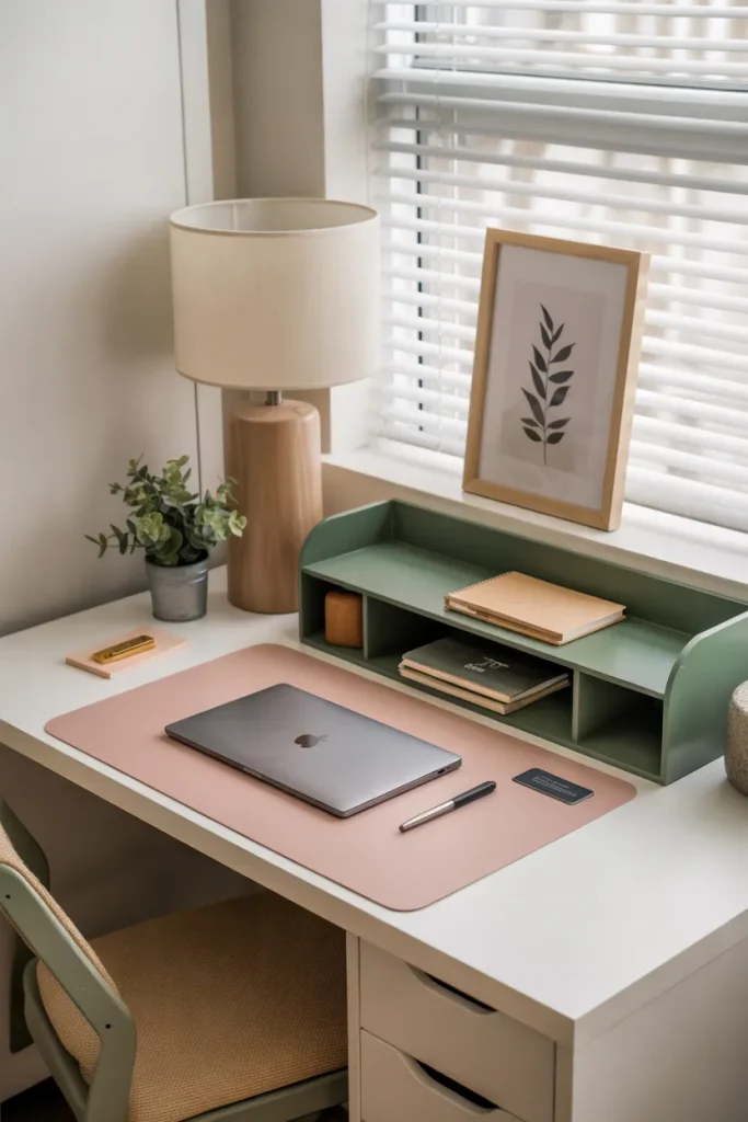 Pink Desk Setup