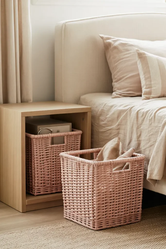 Pink Storage Baskets