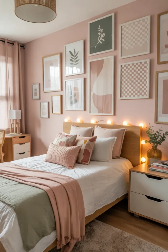Pink Wall Collage
